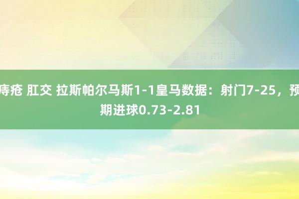 痔疮 肛交 拉斯帕尔马斯1-1皇马数据：射门7-25，预期进球0.73-2.81